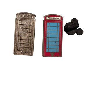 Disney United Kingdom Telephone Booth Trading Pin 2011 Hidden Mickey Set Badge